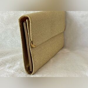 Vintage Gold Sparkly 1970s wallet